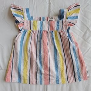 Carter's striped top for baby girl